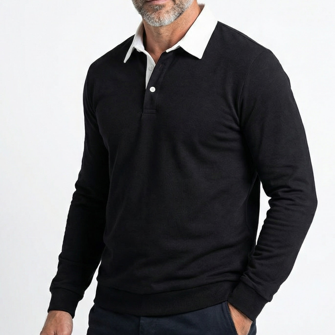 ELLISON POLO SWEATER