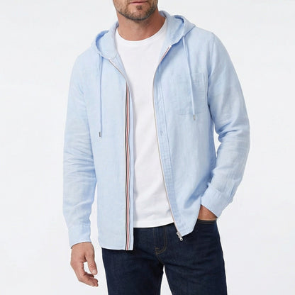 CASA LINEN HOODIE