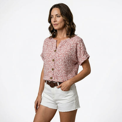 LILLIE BUTTONS SPRING TOP