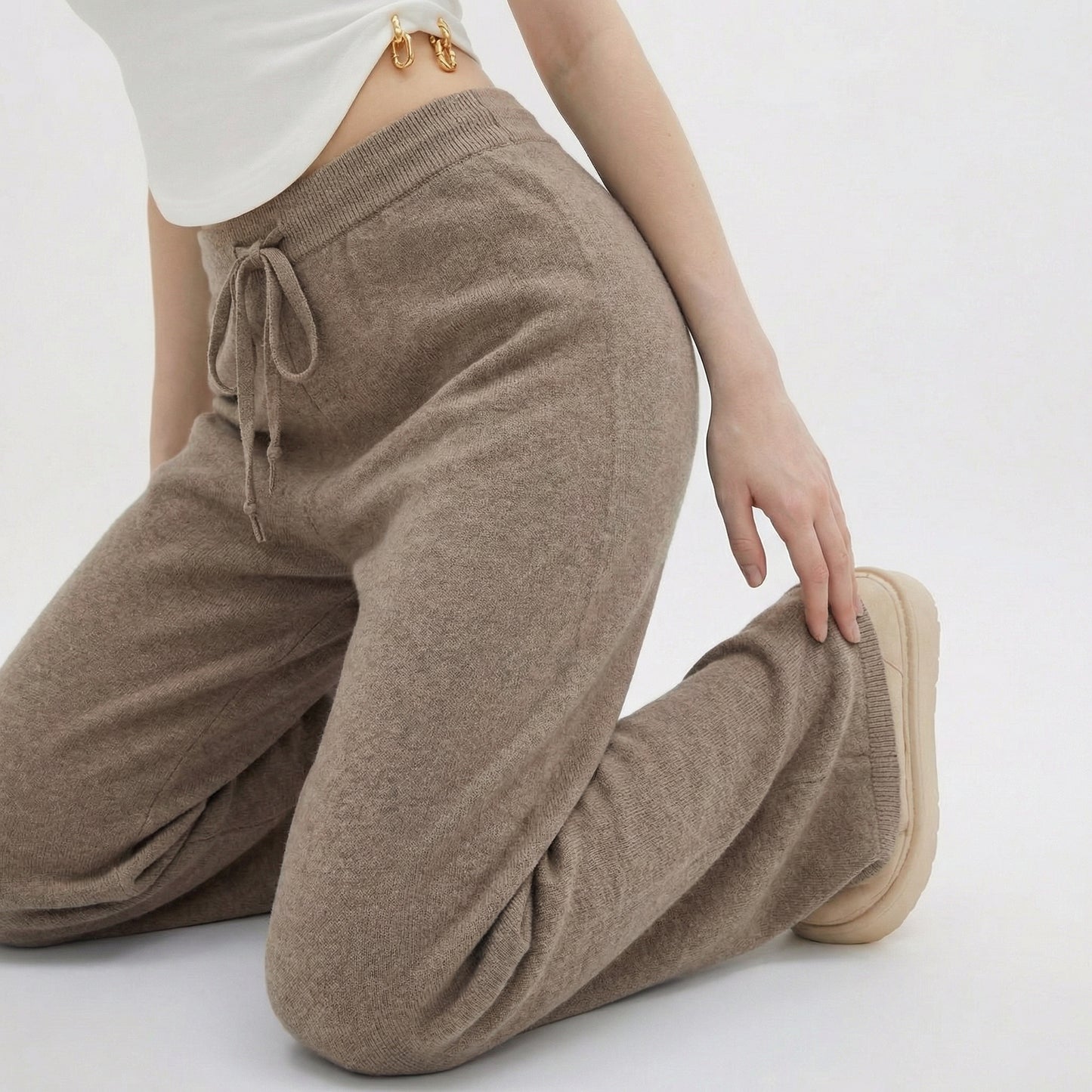 CHLOÉ ROUSSEAU LIGHT KNIT PANTS