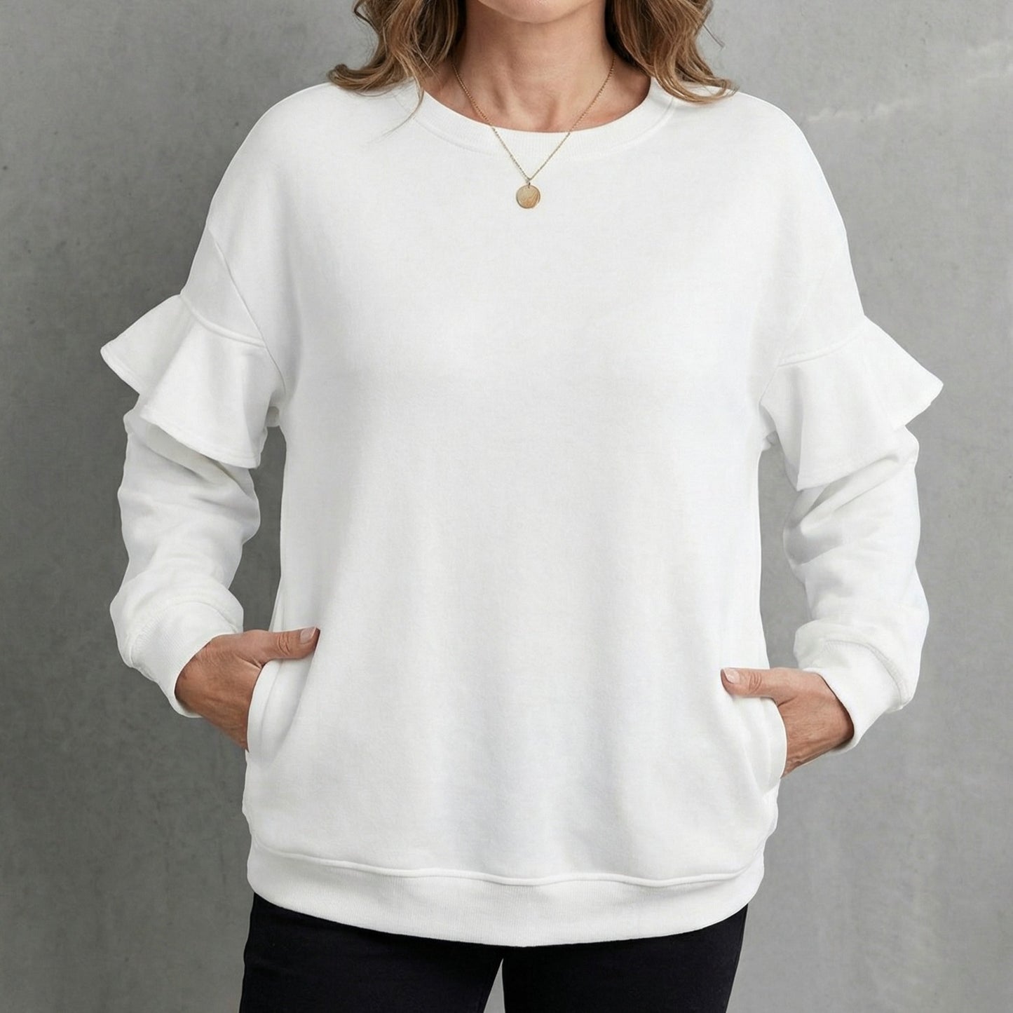 HAVEN COTTON BLEND SWEATSHIRT