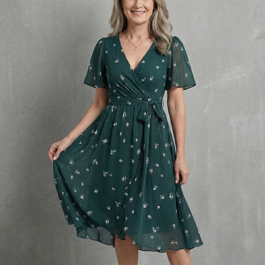 LUNETH FLUID V DRESS