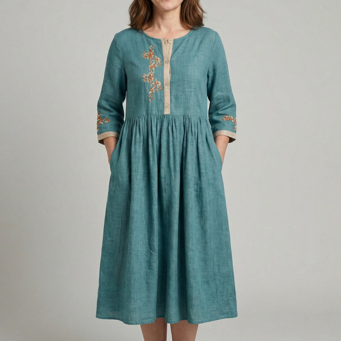 SOFIA LINEN DRESS