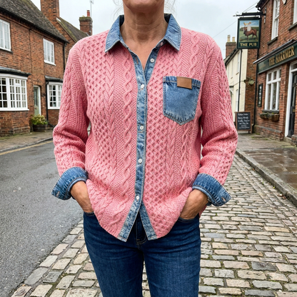 SORRELL MODERN PATCHWORK CARDIGAN