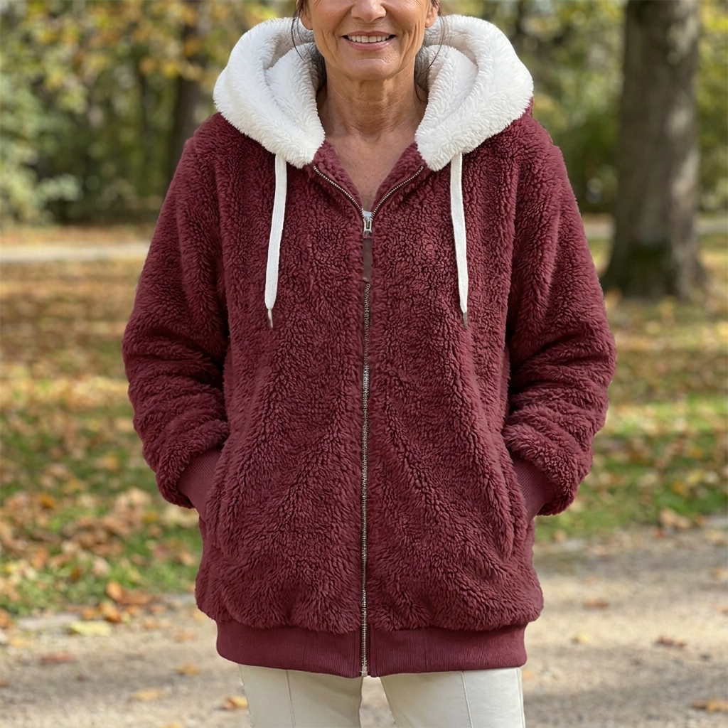 AMARA COZY HOODED JACKET