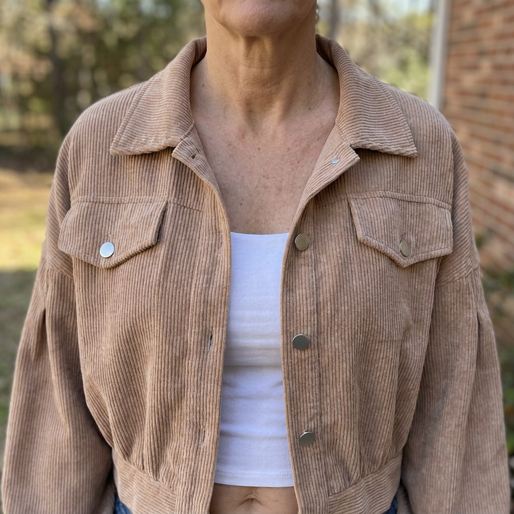 FIORA CORDUROY LANTERN JACKET