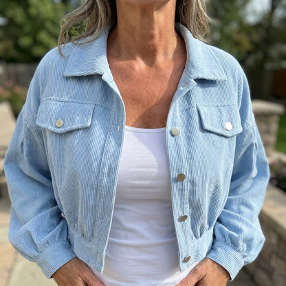FIORA CORDUROY LANTERN JACKET