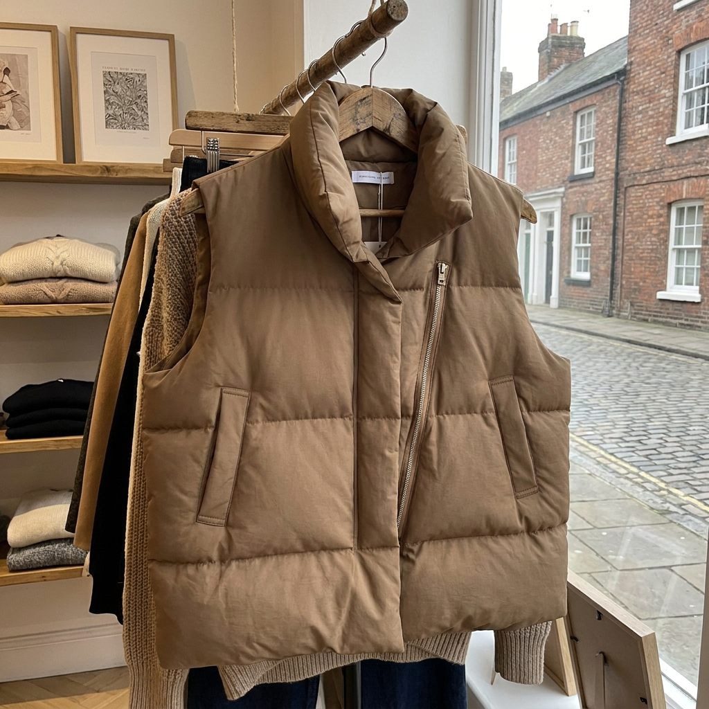 AVELINE SLEEVELESS WINTER COAT