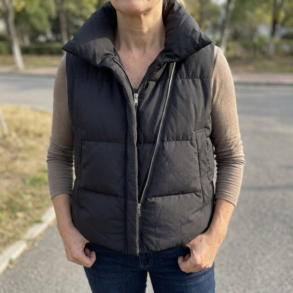 AVELINE SLEEVELESS WINTER COAT