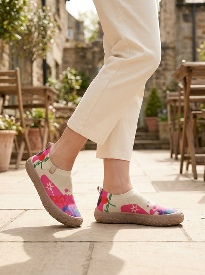 NAOMI HAND-PAINTED COMFORT SHOES