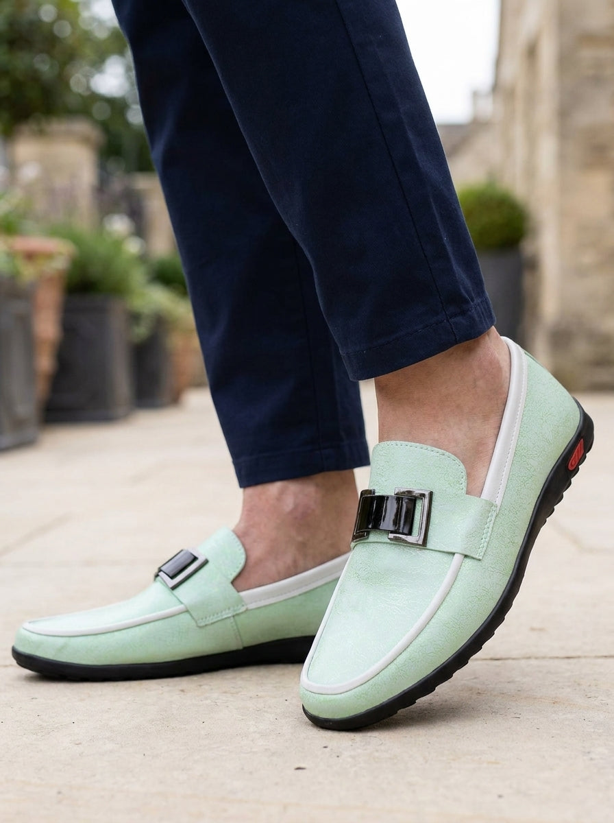 MIDHURST BUCKLE SLIP-ON SHOES
