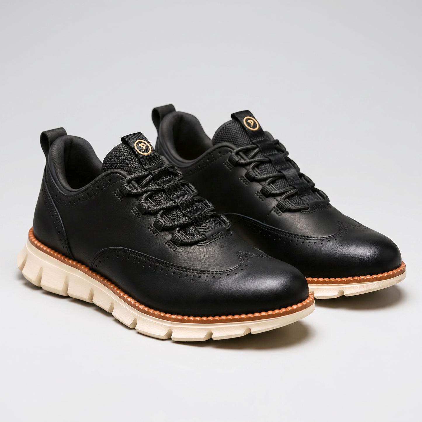 CAVENDISH WINGTIP LEATHER TRAINERS