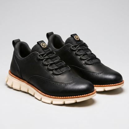 CAVENDISH WINGTIP LEATHER TRAINERS