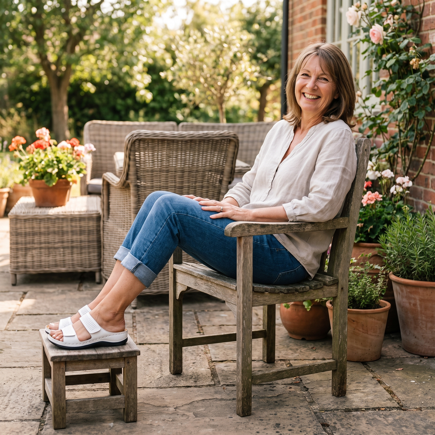 MELROSE SOFT-STEP SANDALS