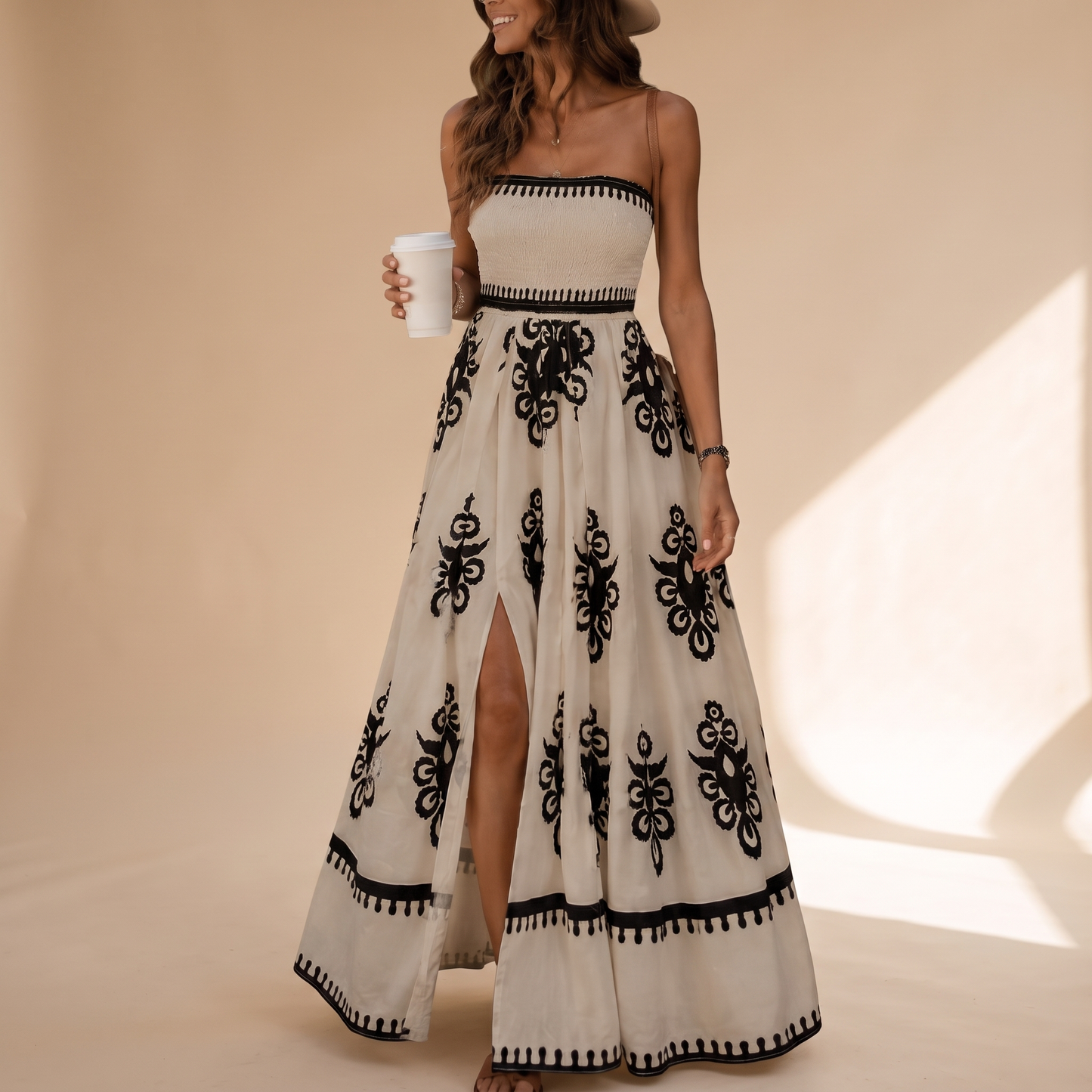ROSALIE ELEGANT RESORT MAXI DRESS