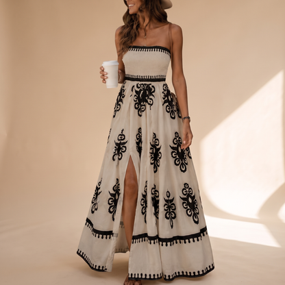 ROSALIE ELEGANT RESORT MAXI DRESS