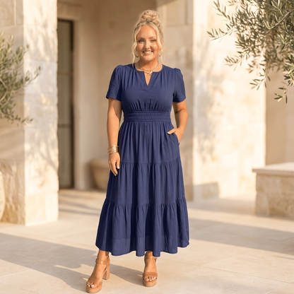 CELESTE RELAXED MAXI DRESS