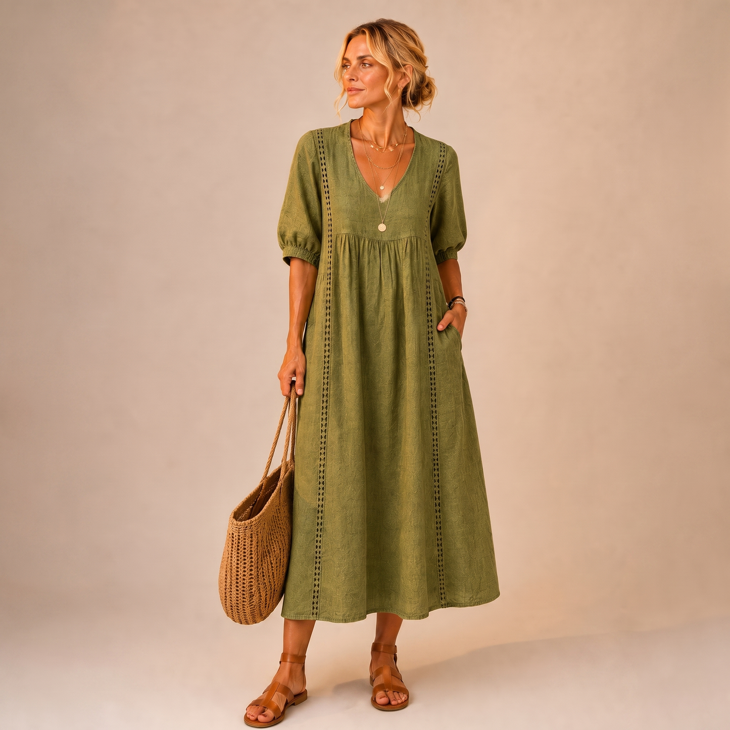 MARABELLE SUMMER MIDI DRESS