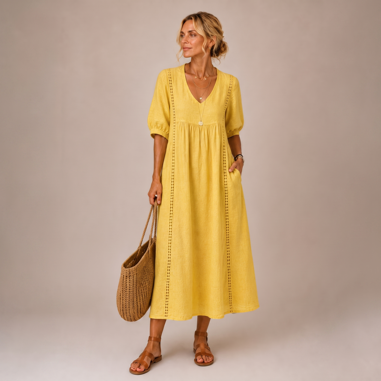 MARABELLE SUMMER MIDI DRESS