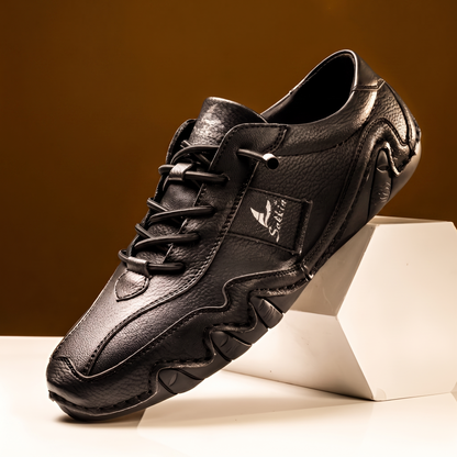 REDBOURNE LEATHER TRAINERS