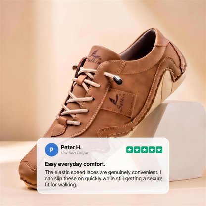 REDBOURNE LEATHER TRAINERS