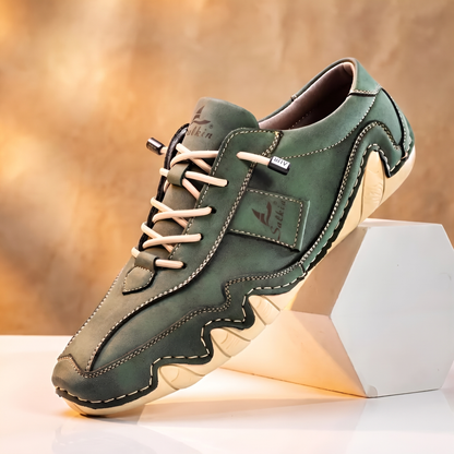 REDBOURNE LEATHER TRAINERS