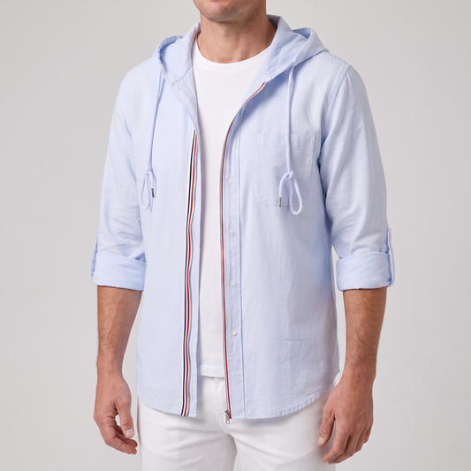 CASA LINEN HOODIE