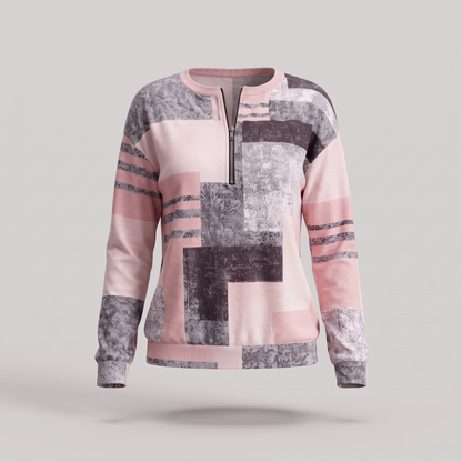 ROWAN COSY ZIP SWEATER