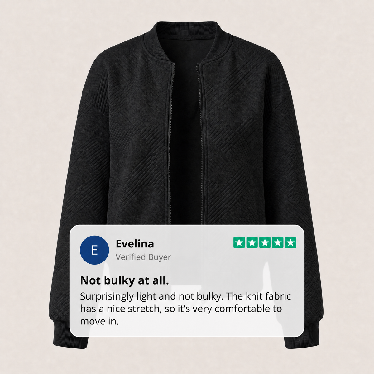 CRESSWELL LIGHTWEIGHT ZIP CARDIGAN