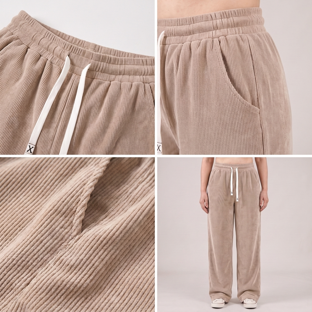 ELEGANT CORDUROY WALKING TROUSERS