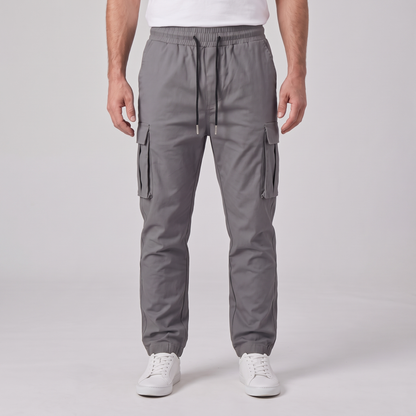 EVERYDAY DRAWSTRING CARGO TROUSERS