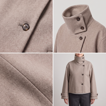 REFINED HIGH NECK JACKET