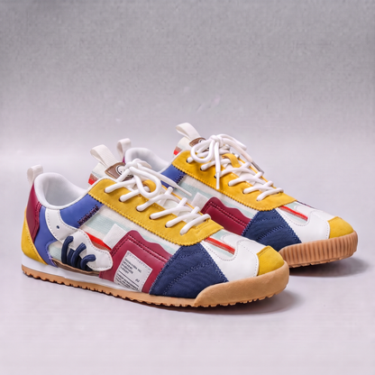 PATCHWORK RETRO TRAINERS