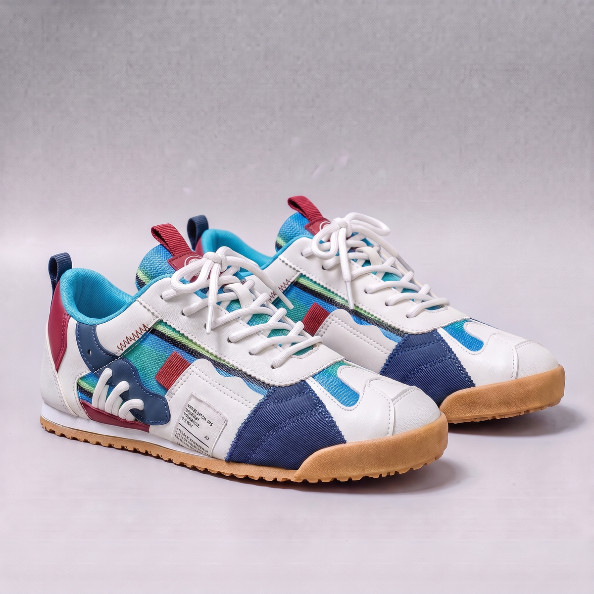 PATCHWORK RETRO TRAINERS