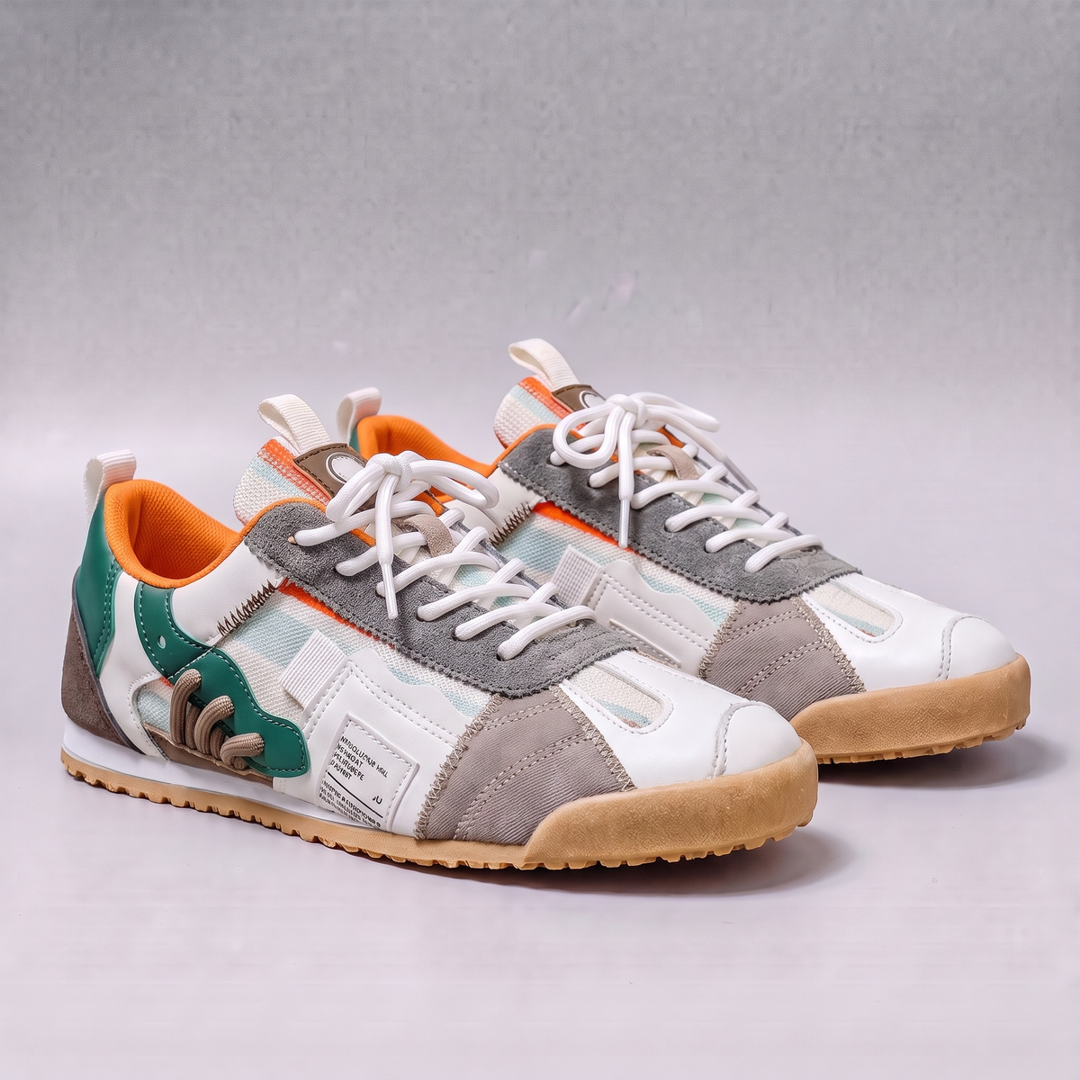 PATCHWORK RETRO TRAINERS