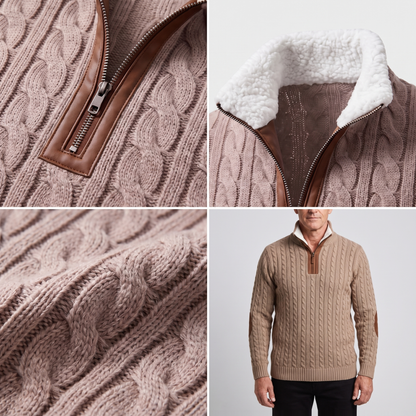 WARM COLLAR FLEECE PULLOVER