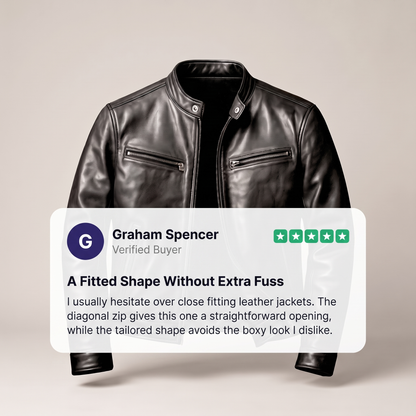 CAFE RACER LEATHER JACKET