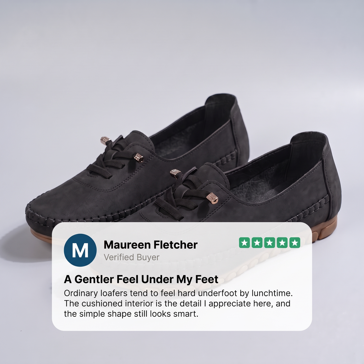 FLEXIBLE COMFORT MOCCASINS