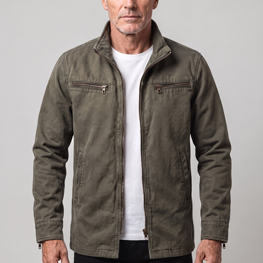 ZIP POCKET CASUAL JACKET
