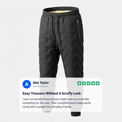 FLEECE LINED THERMAL TROUSERS