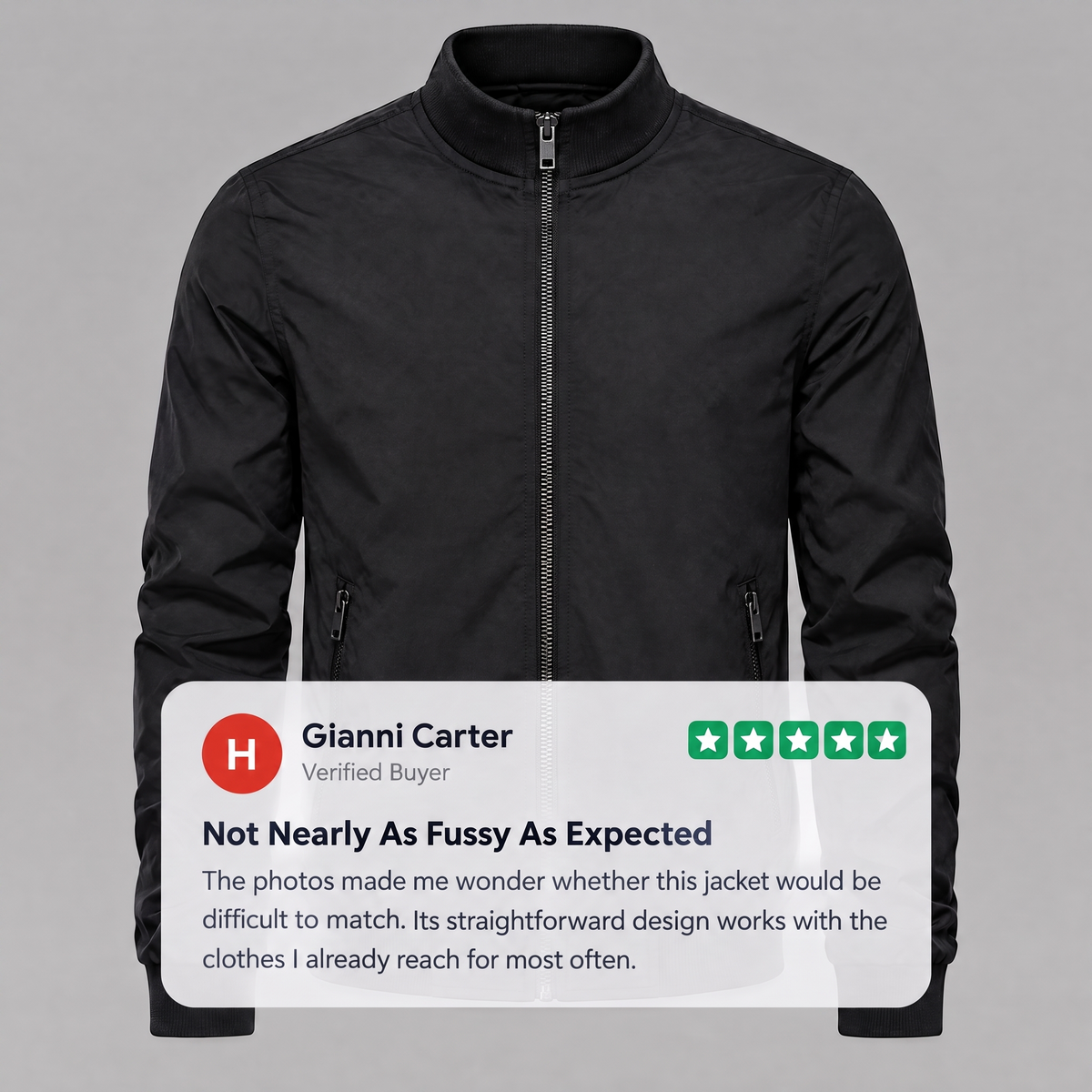 SLEEVE ZIP BOMBER JACKET