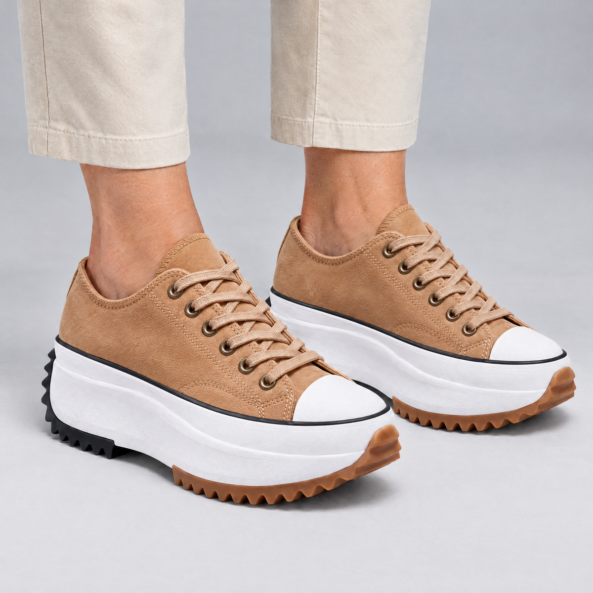 CHUNKY SOLE CASUAL TRAINERS