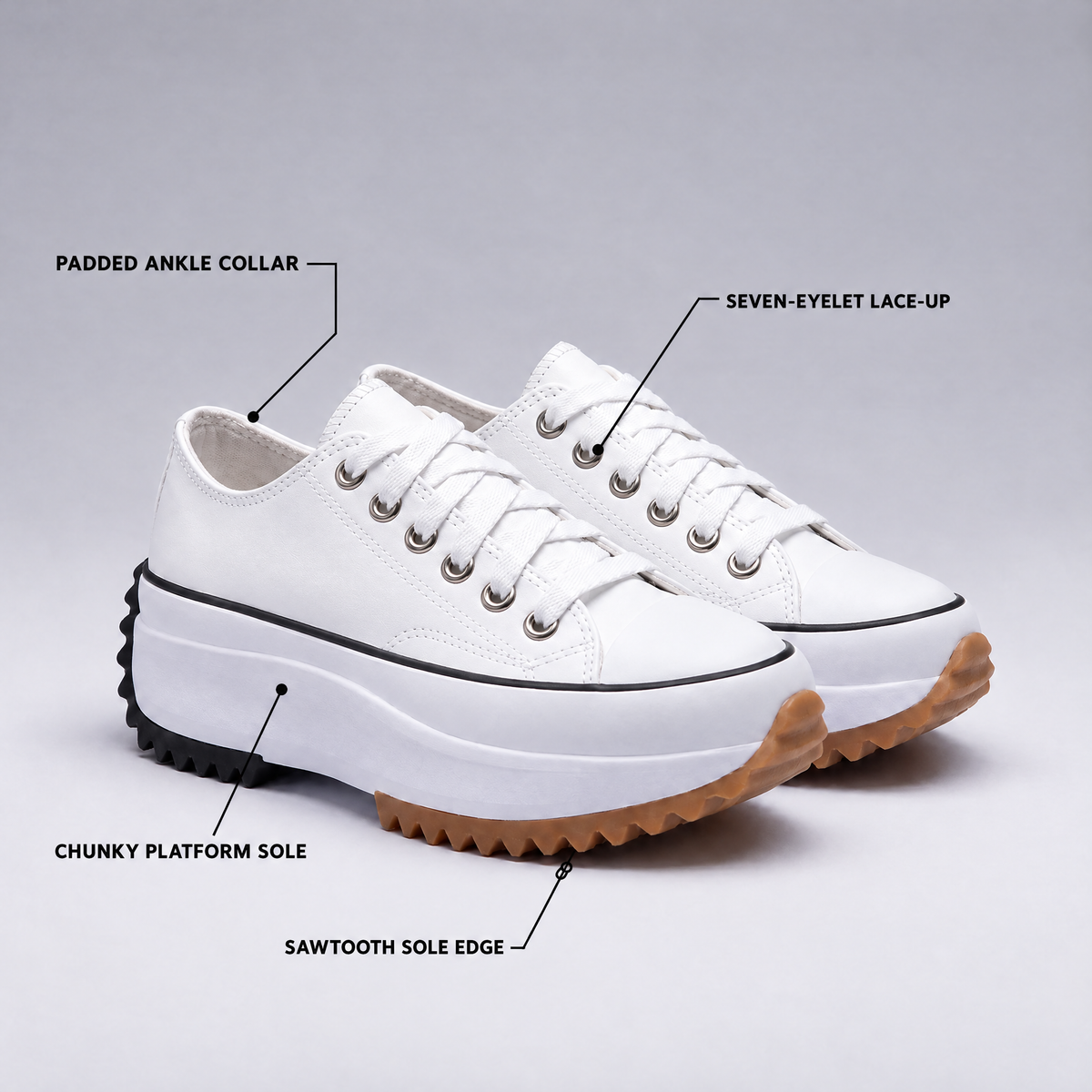 CHUNKY SOLE CASUAL TRAINERS