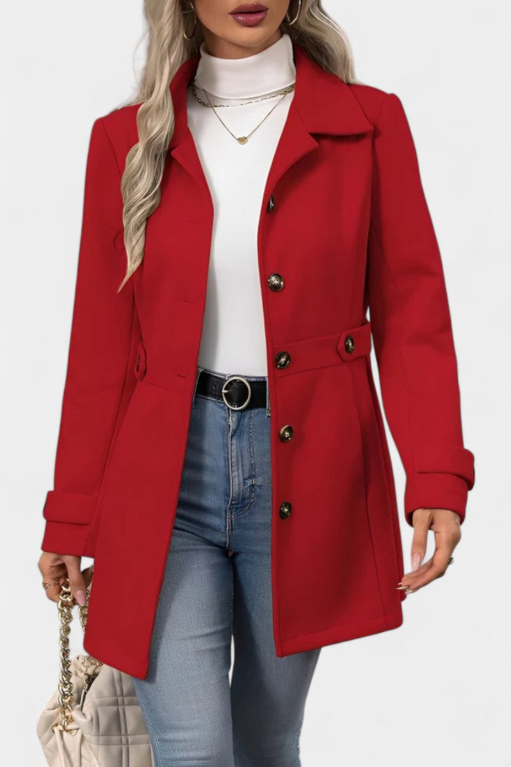ELOISE BELTED MID-LENGTH COAT