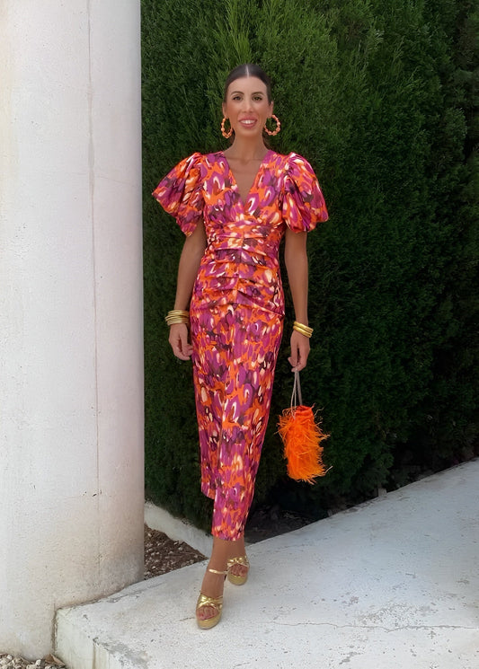 DALINE VIBRANT FIESTA DRESS