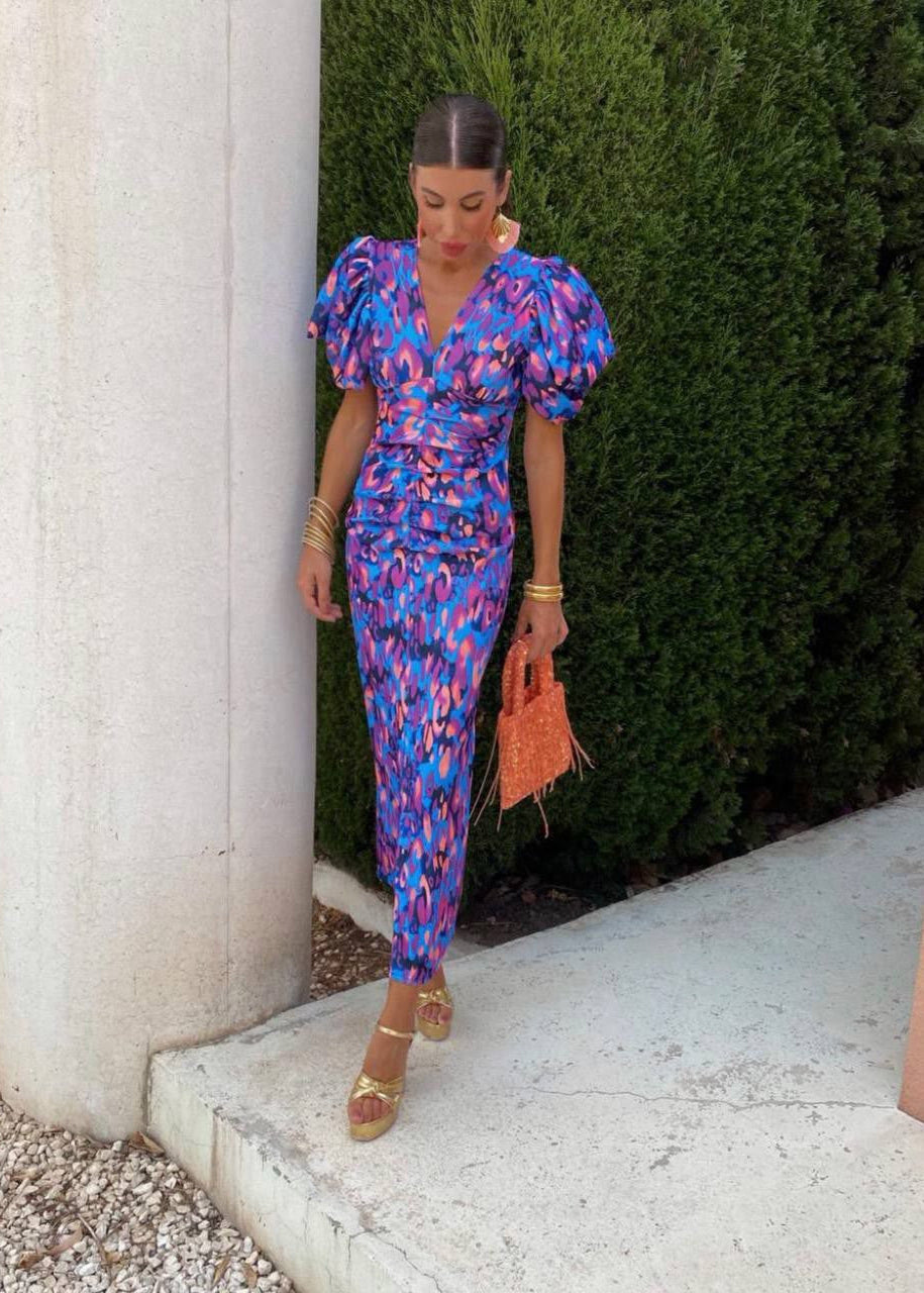DALINE VIBRANT FIESTA DRESS