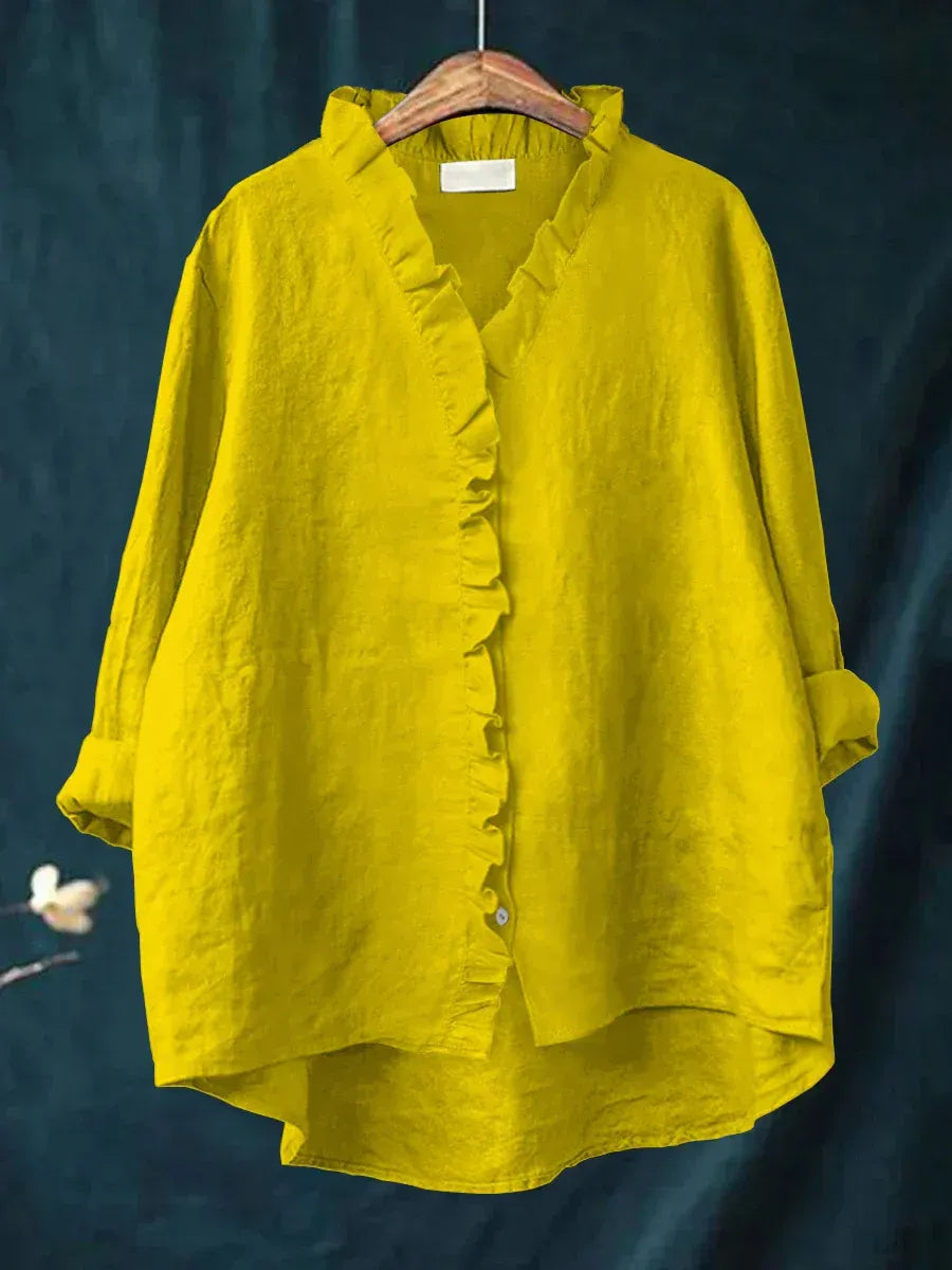 ELINE LINEN BLOUSE