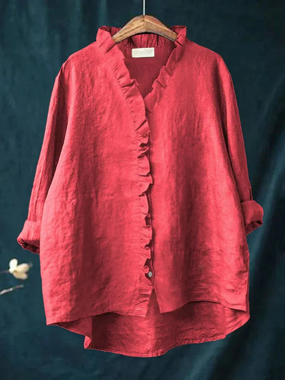 ELINE LINEN BLOUSE