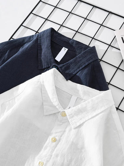 ALDRIDGE GRANDAD COLLAR SHIRT