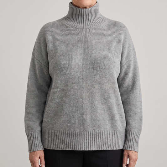 ISABELLA CASHMERE HIGH-NECK SWEATER